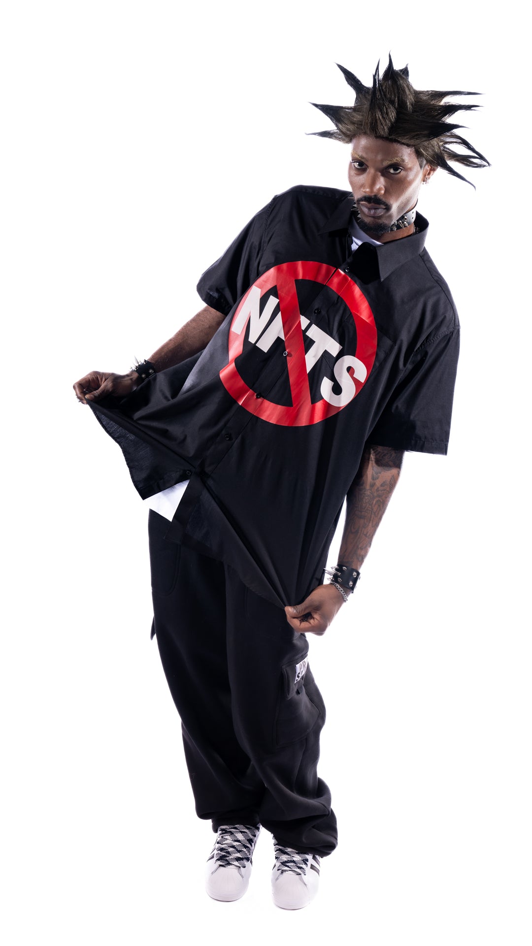 NO NFTS Button Down Shirt