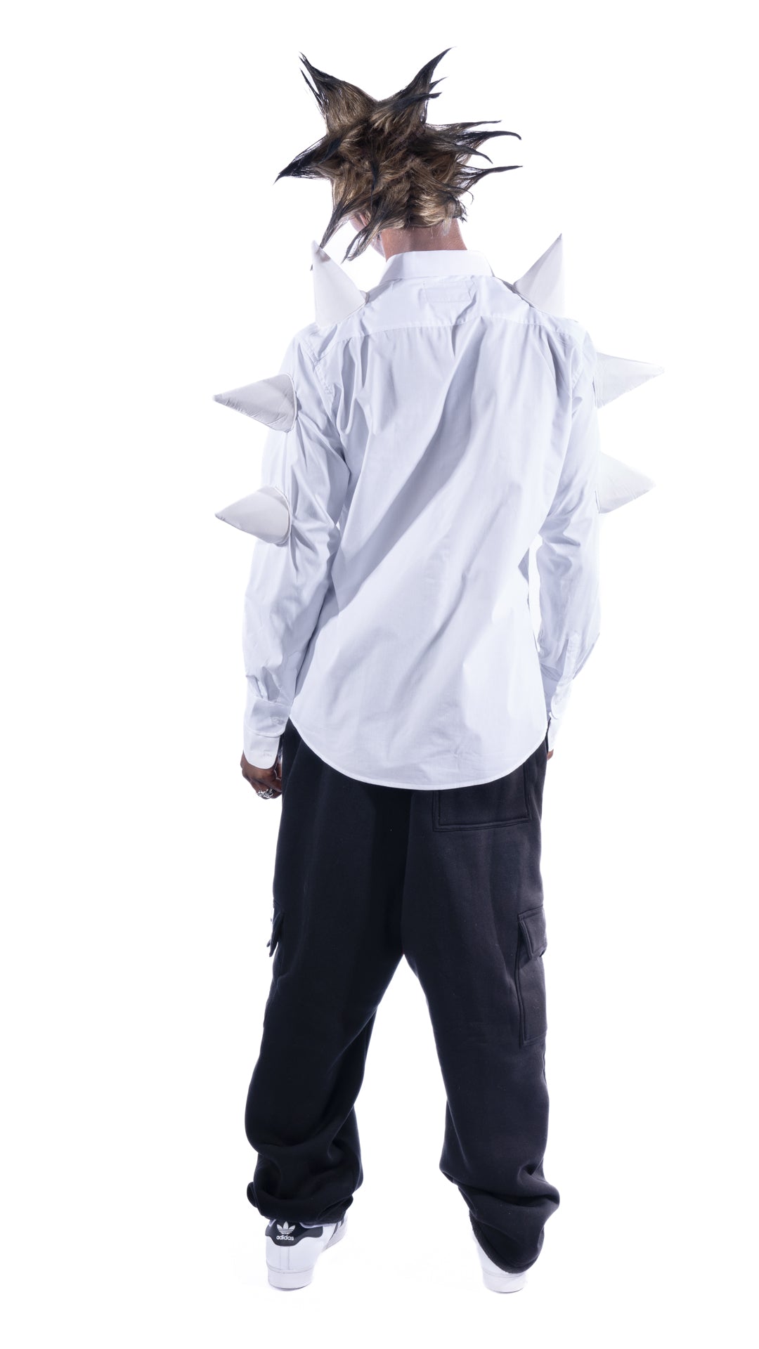 OVERWORKED & UNDERPAID Spiked Workshirt