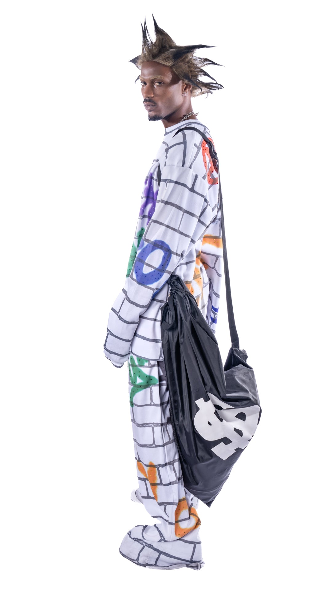 GRAFFITI BOI Oversize Unisex Sweatsuit & Giant Money Laundry Bag