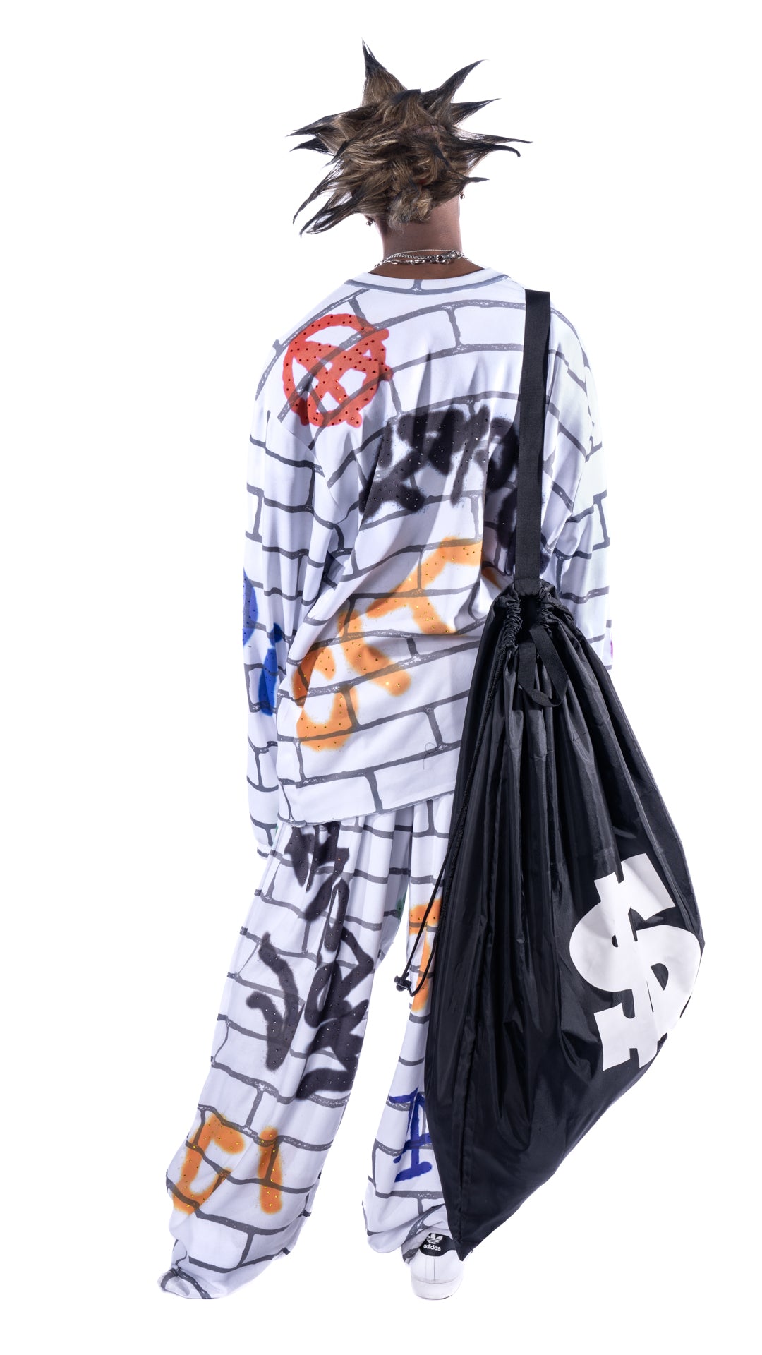 GRAFFITI BOI Oversize Unisex Sweatsuit & Giant Money Laundry Bag