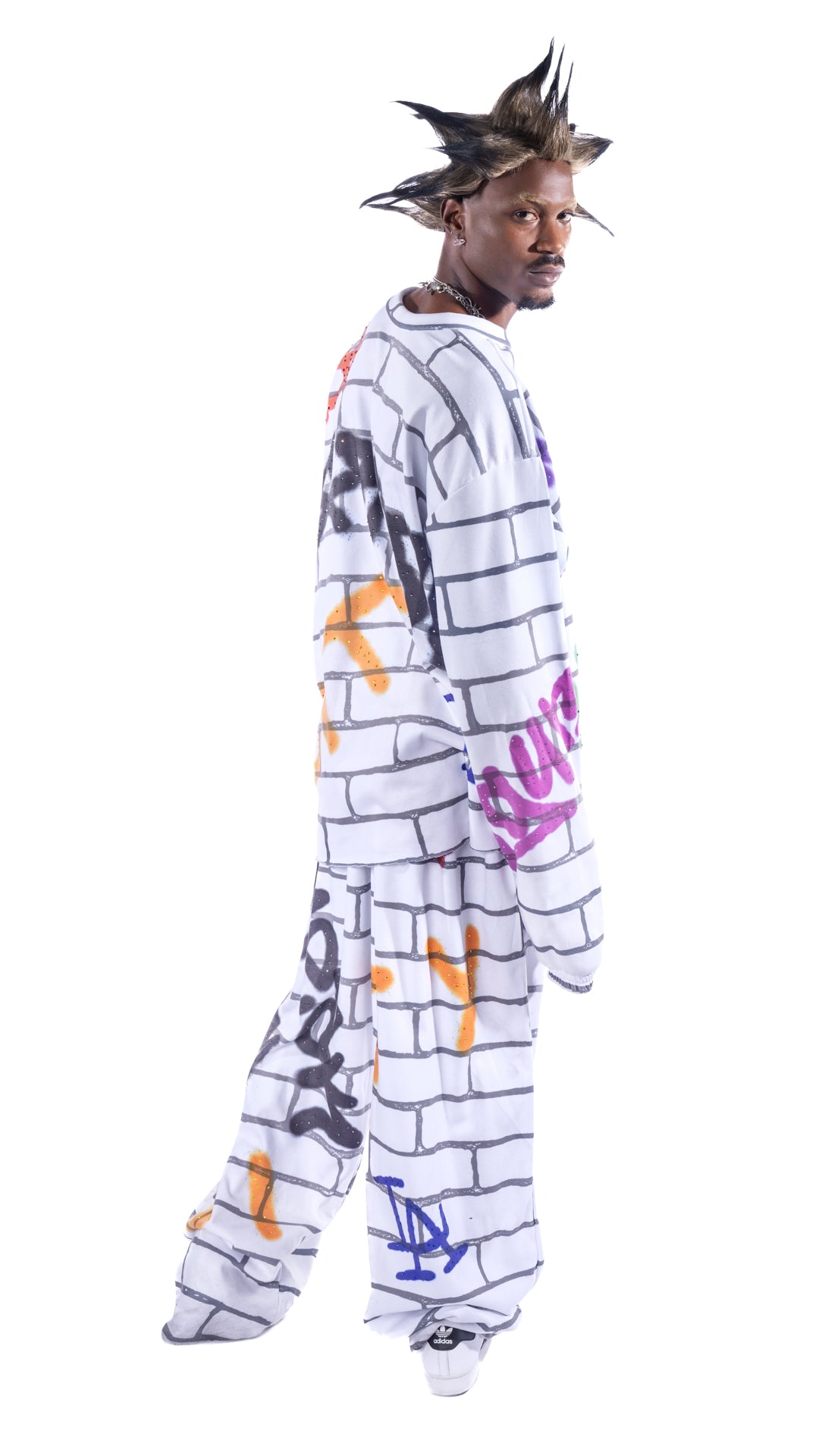 GRAFFITI BOI Oversize Unisex Sweatsuit & Giant Money Laundry Bag
