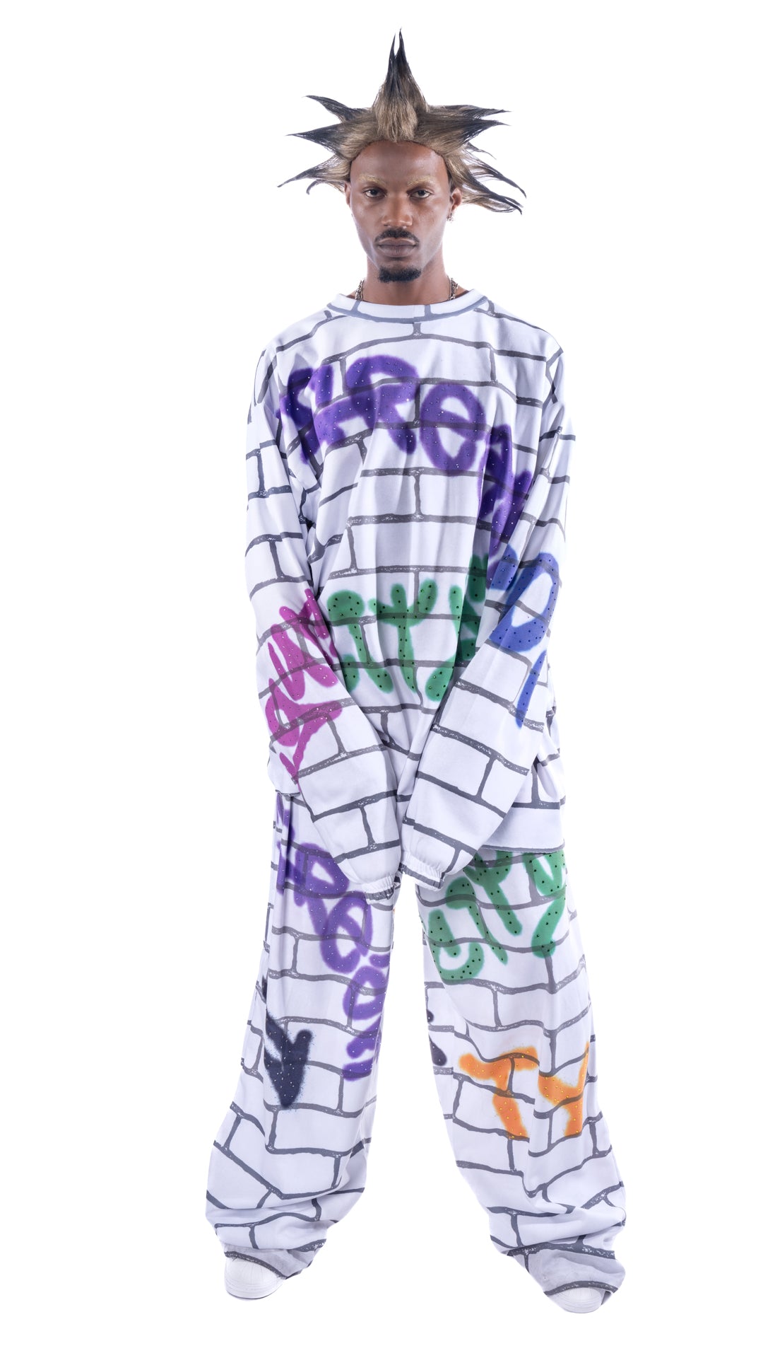 GRAFFITI BOI Oversize Unisex Sweatsuit & Giant Money Laundry Bag