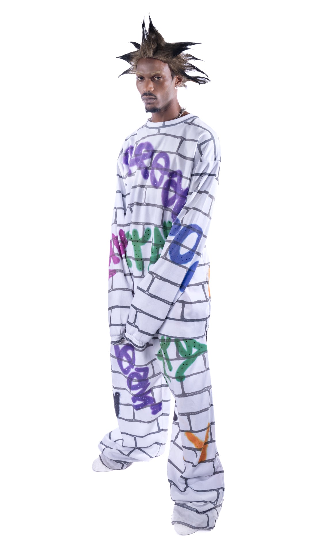 GRAFFITI BOI Oversize Unisex Sweatsuit & Giant Money Laundry Bag