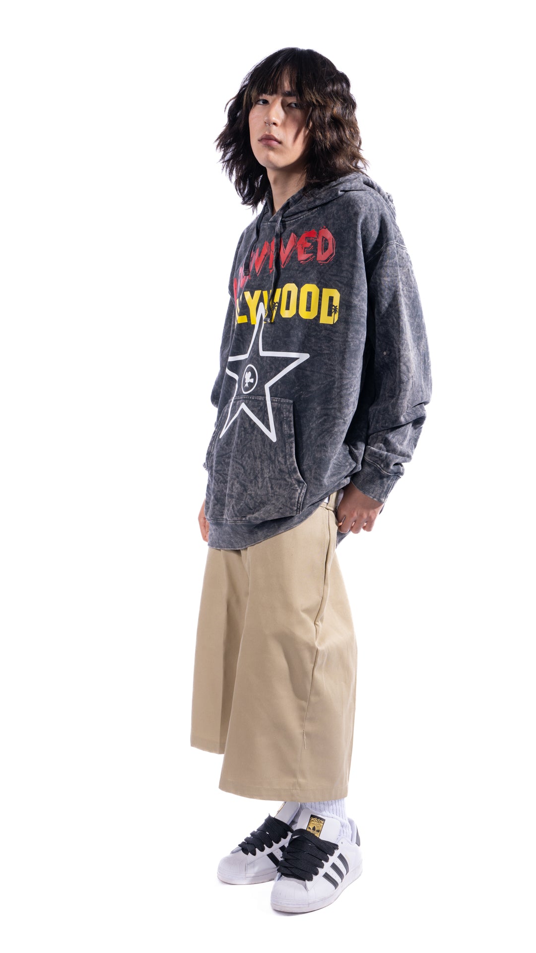 I SURVIVED HOLLYWOOD Distressed Hoodie