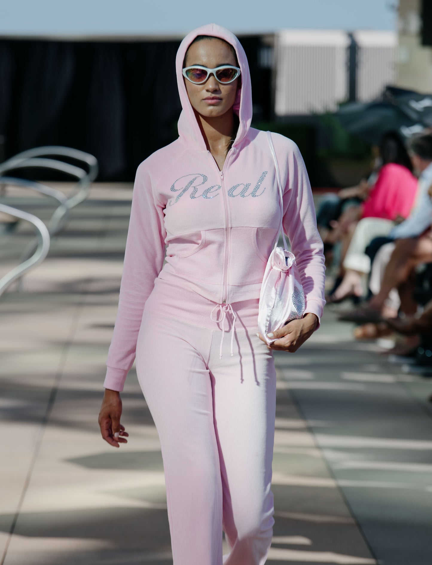 REAL FAKE Rhinestone Tracksuit