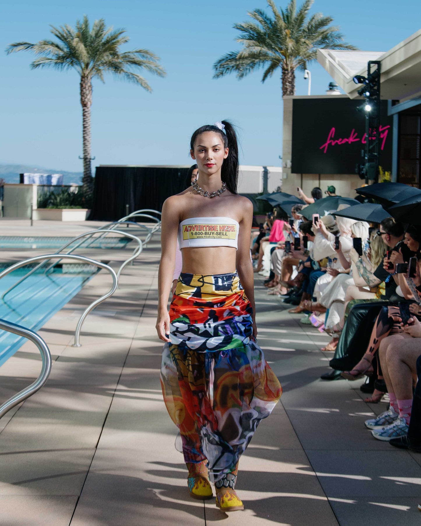 ADVERTISE HERE Tube Top & Graffiti Pow Wow Skirt