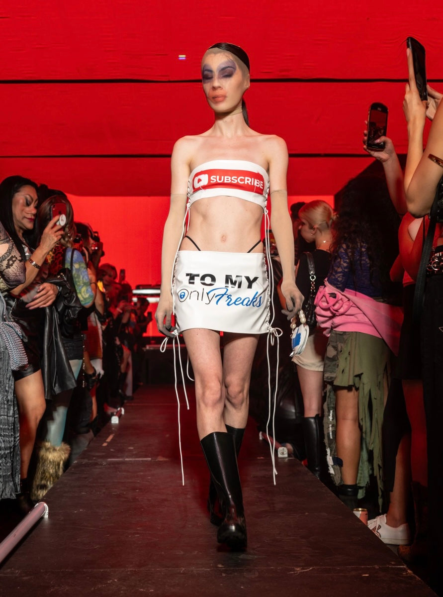 SUBSCRIBE TO MY ONLY FREAKS Tube Top + Skirt