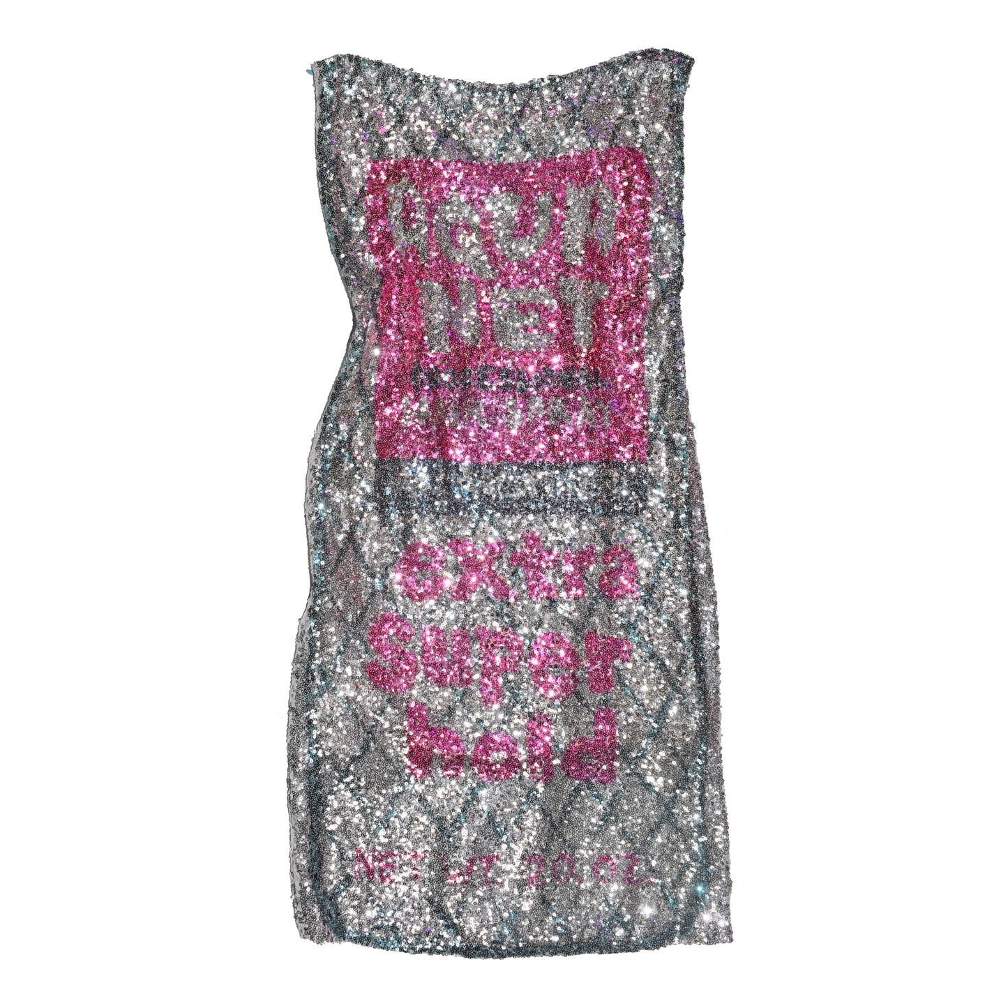 AQUA NET Sequin Tube Dress