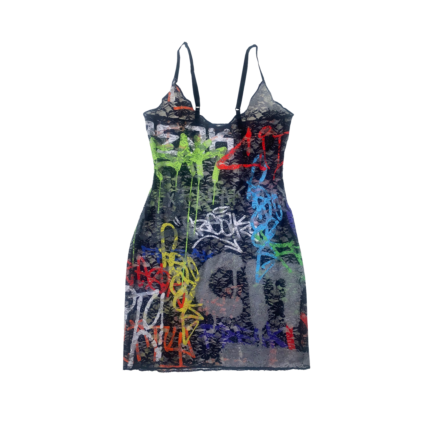 GRAFFITI LACE Dress - Socks - Gloves
