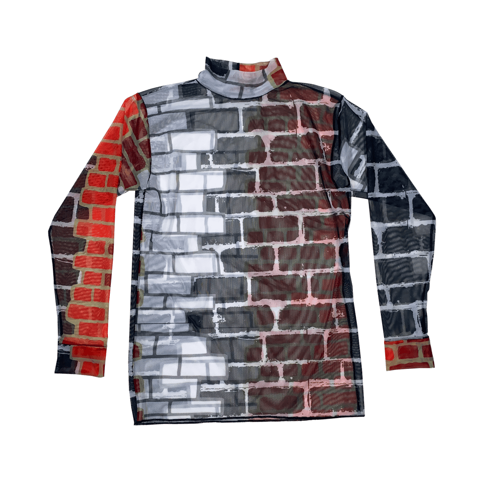 BRICK CITY Suit & Mesh Turtleneck