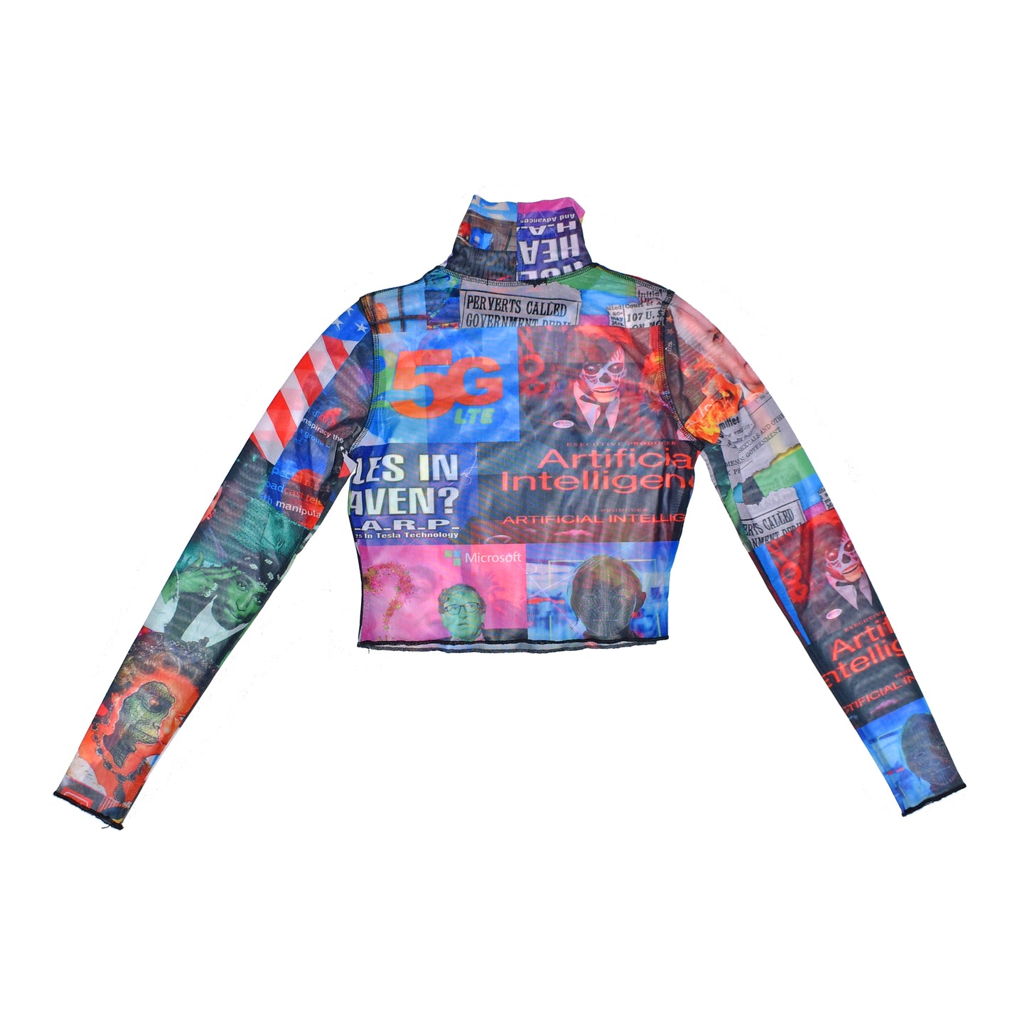 CONSPIRACY THEORY Long sleeve turtleneck + skirt