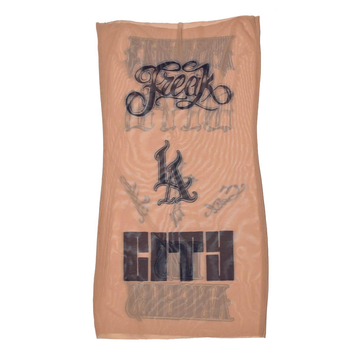 FREAK CITY LA TATTOO Mesh Dress