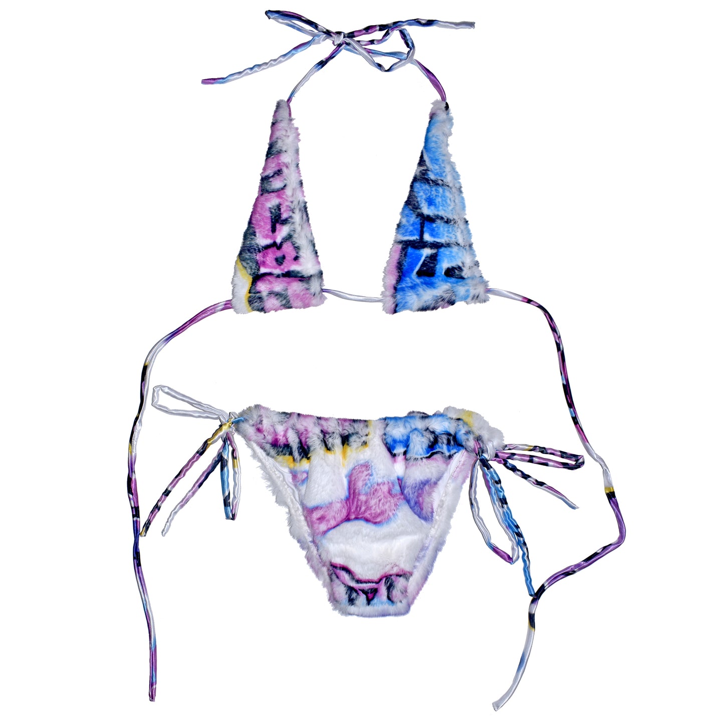GRAFFITI FURKINI, Trapper Hat & Leg Warmers