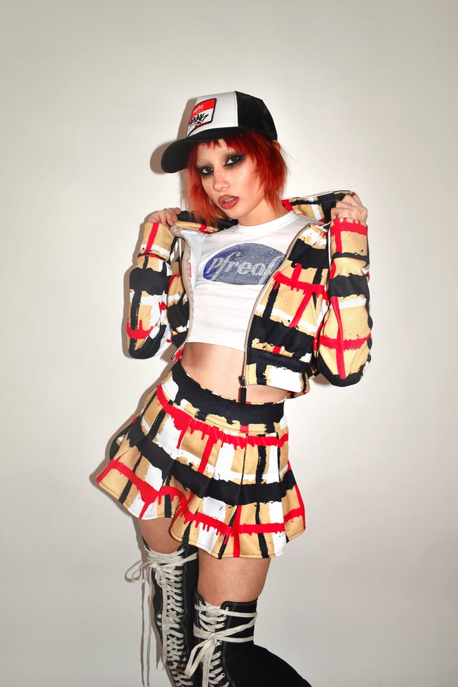 GRAFFITI PLAID Skool Gurl Set