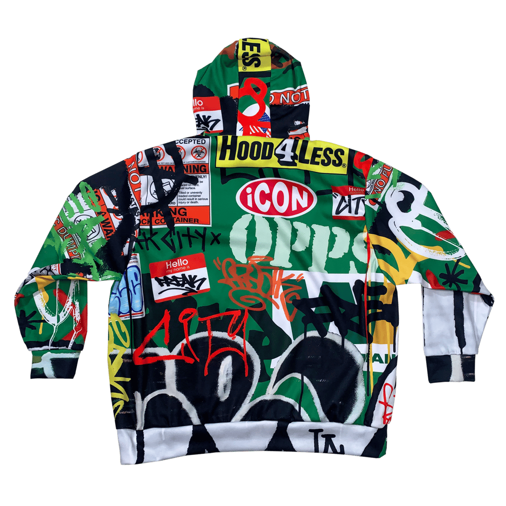 GREEN GRAFFITI DUMPSTER Sweatsuit