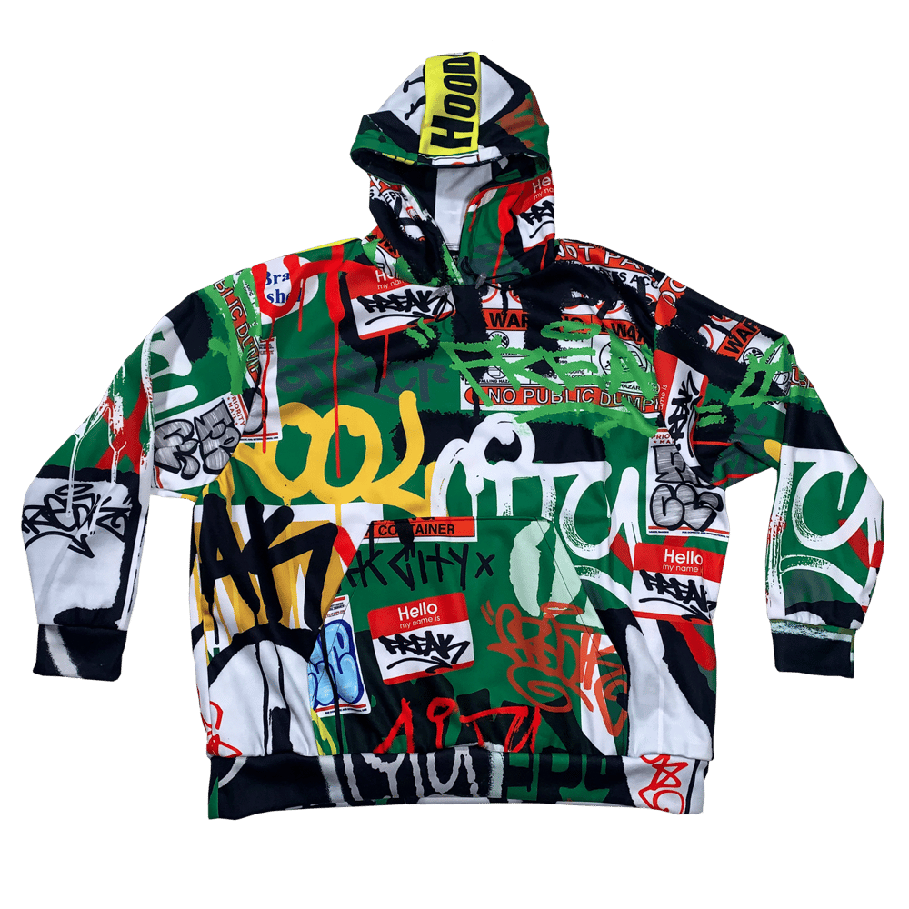 GREEN GRAFFITI DUMPSTER Sweatsuit
