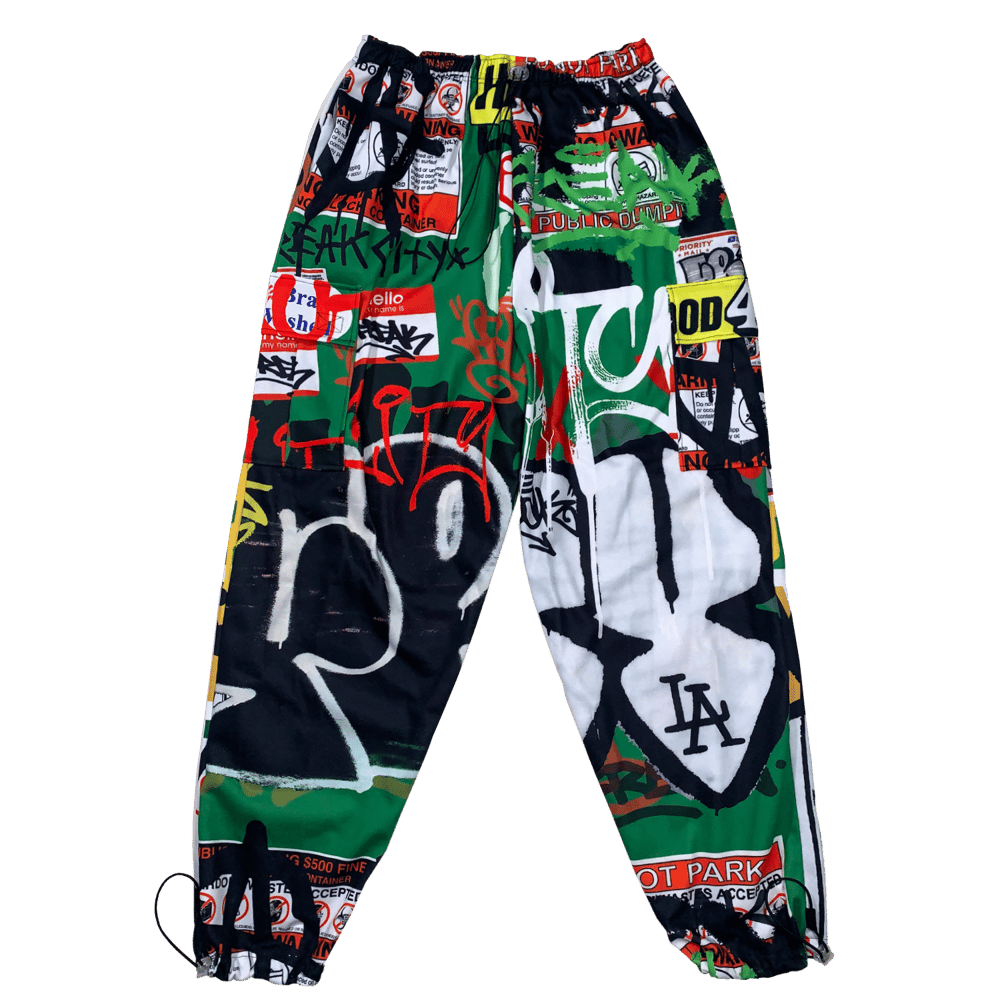 GREEN GRAFFITI DUMPSTER Sweatsuit