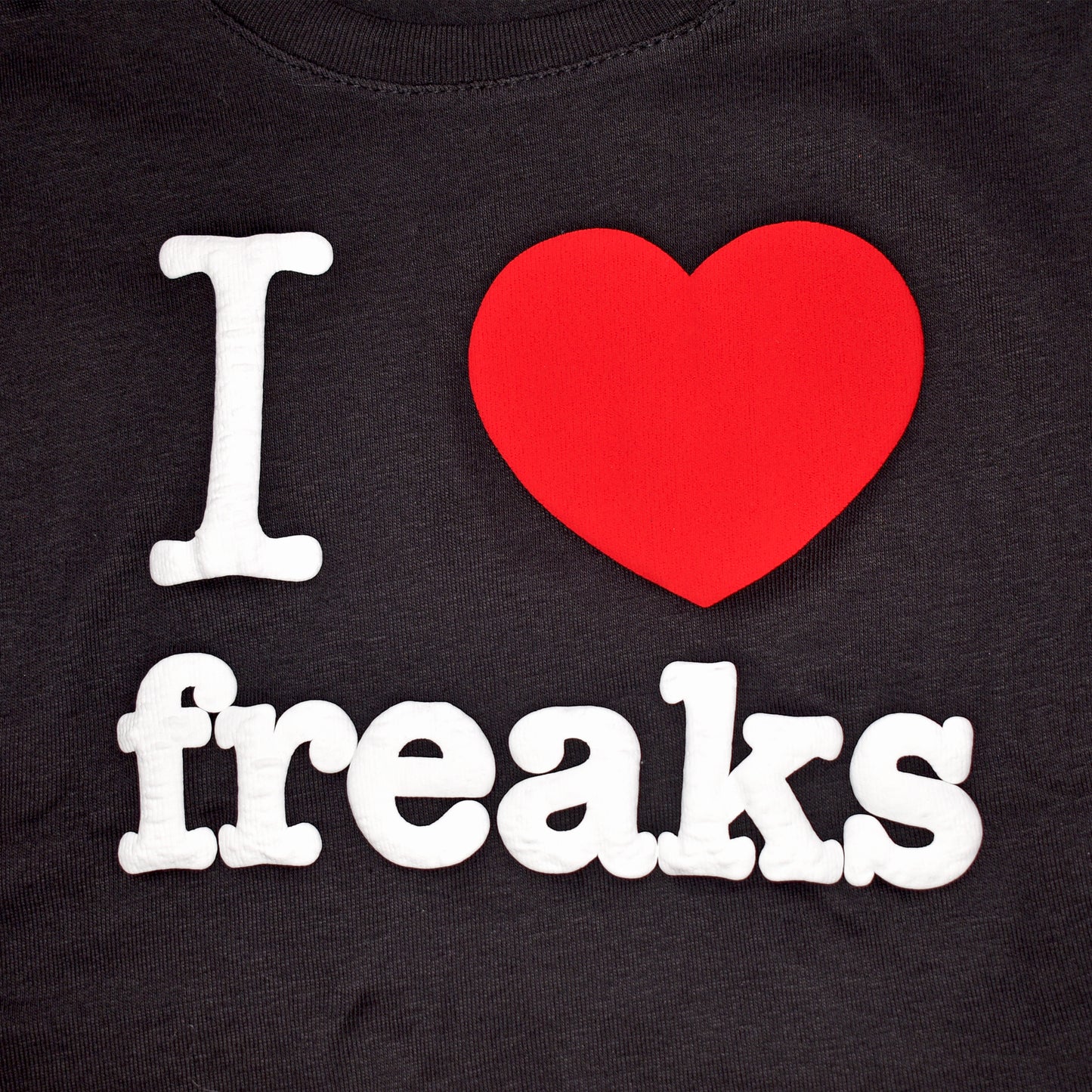 I LOVE FREAKS Silky Suit + Baby Tee