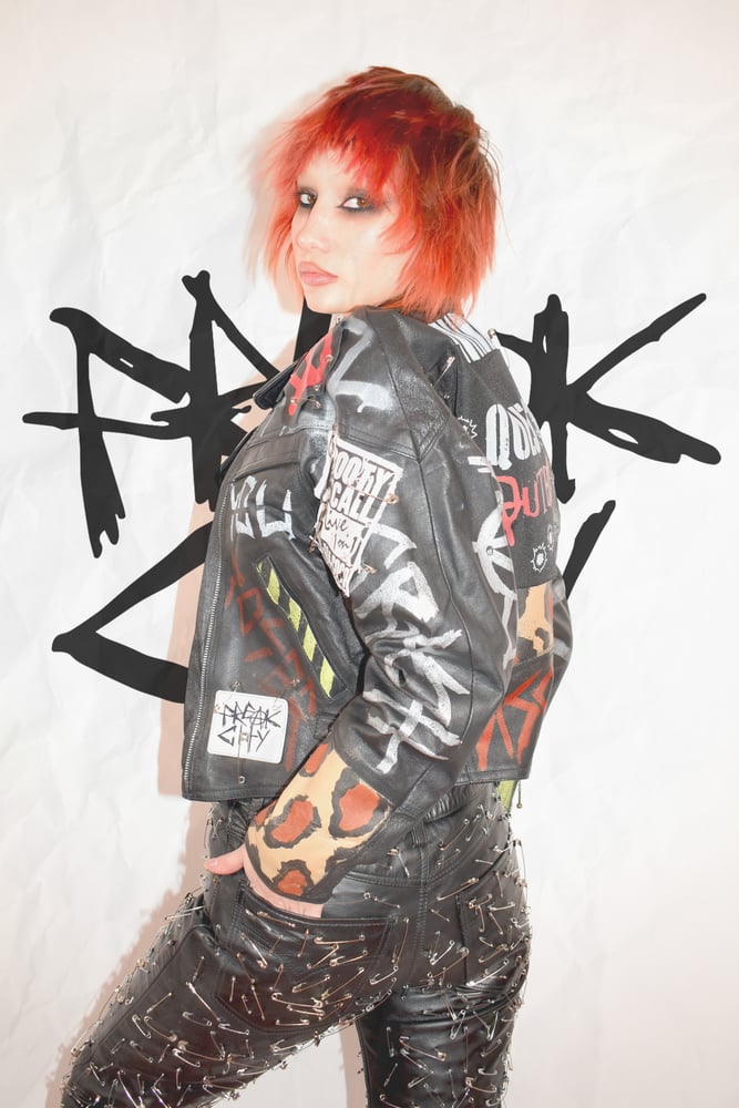 STREET PUNK Custom Leather Jacket