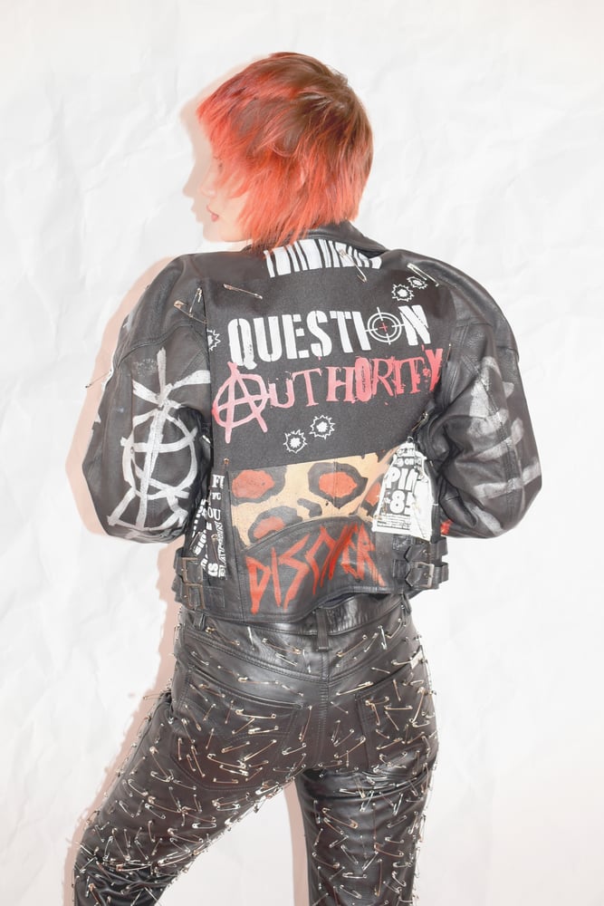 STREET PUNK Custom Leather Jacket