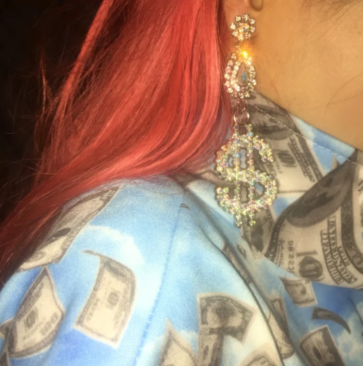MONEY BLING Earrings