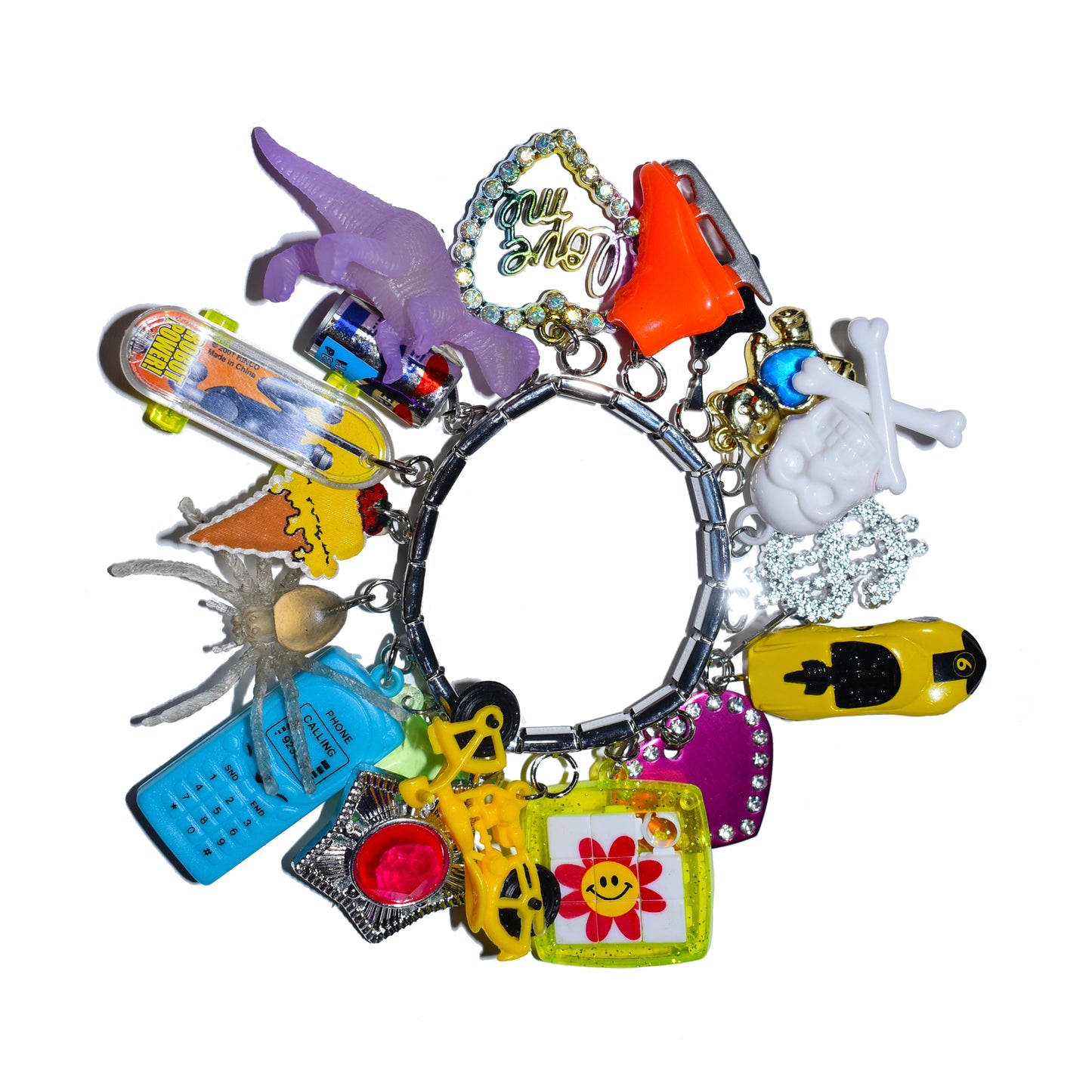 KAWAII TOY CHARM BRACELET Single Layer