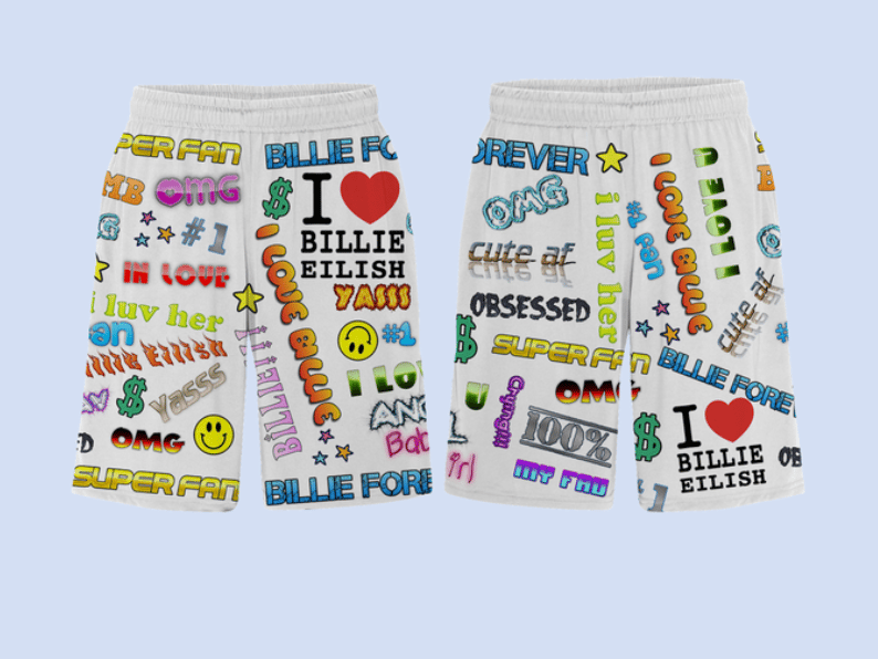 Freak City X Billie Eilish Super Fan shorts sold separately