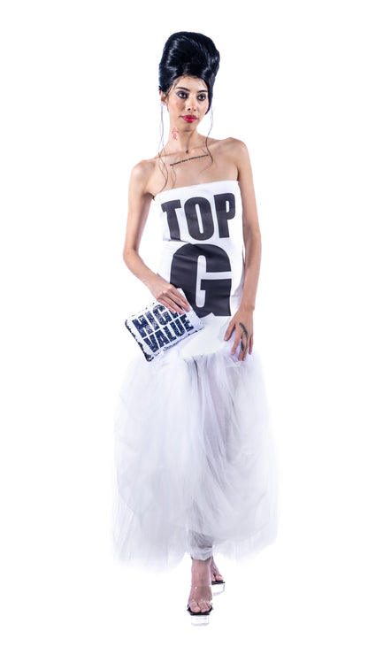 TOP G Gown & HIGH VALUE clutch