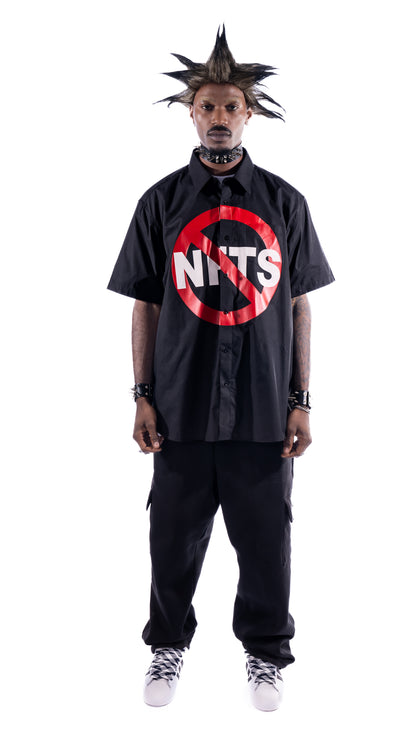 NO NFTS Button Down Shirt
