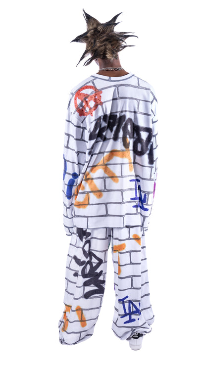 GRAFFITI BOI Oversize Unisex Sweatsuit & Giant Money Laundry Bag