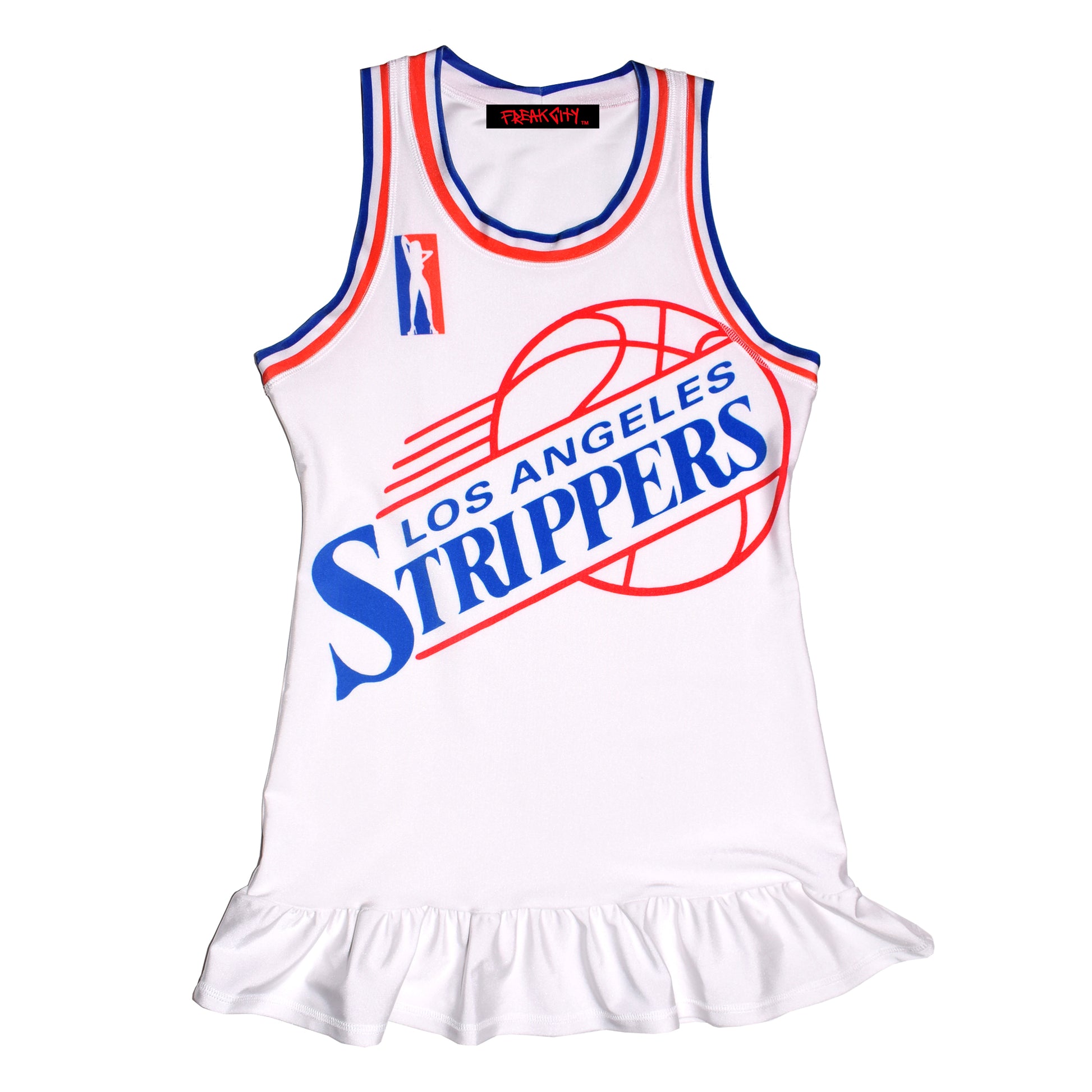 los angeles jersey dress Los Angeles Its Time Football Sequin Jersey Dress