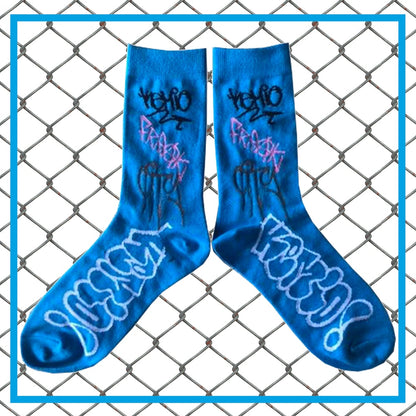 FREAK CITY X KEMIO Graffiti Knit Socks