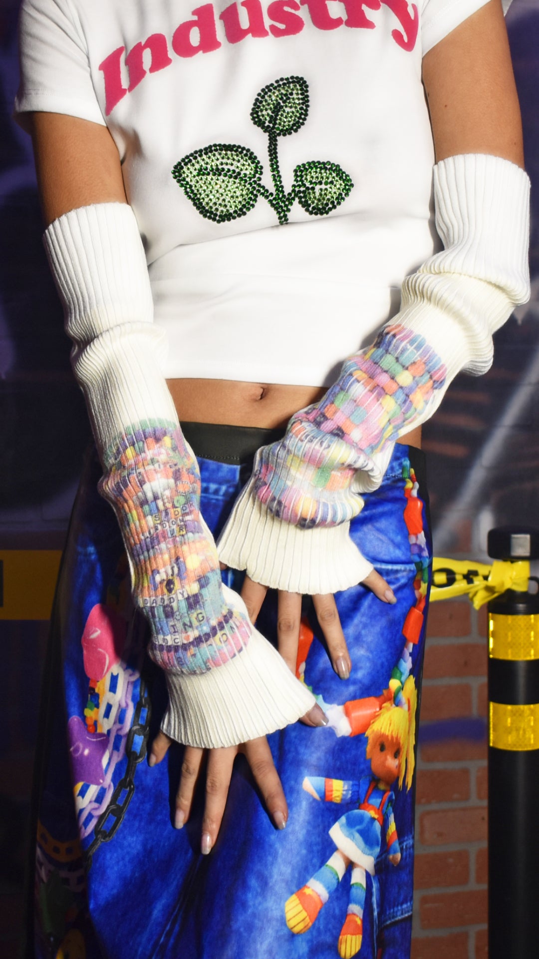 KANDI RAVER ARM WARMERS