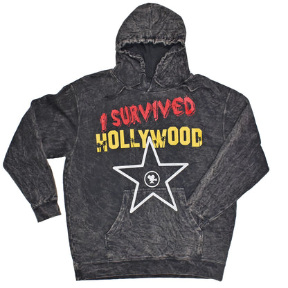 I SURVIVED HOLLYWOOD Distressed Hoodie