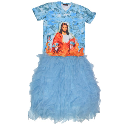 BLESSED JESUS Jersey Dress