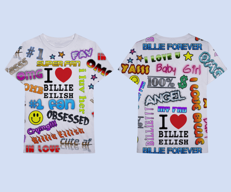 Freak City X Billie Eilish Super Fan shorts sold separately