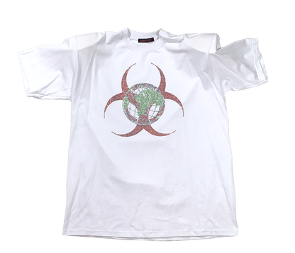 TOXIC WORLD Rhinestone Tshirt